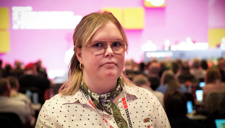 TOK ORDET: Julie Innstrand mener det var takket være den interne motstanden i delegasjonen at man til slutt besluttet å fristille delegatene. TOK ORDET: Julie Innstrand mener det var takket være den interne motstanden i delegasjonen at man til slutt besluttet å fristille delegatene.