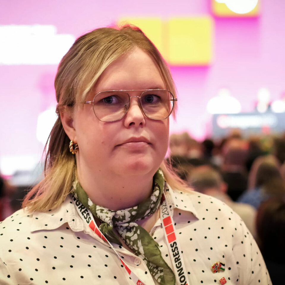 TOK ORDET: Julie Innstrand mener det var takket være den interne motstanden i delegasjonen at man til slutt besluttet å fristille delegatene. TOK ORDET: Julie Innstrand mener det var takket være den interne motstanden i delegasjonen at man til slutt besluttet å fristille delegatene.