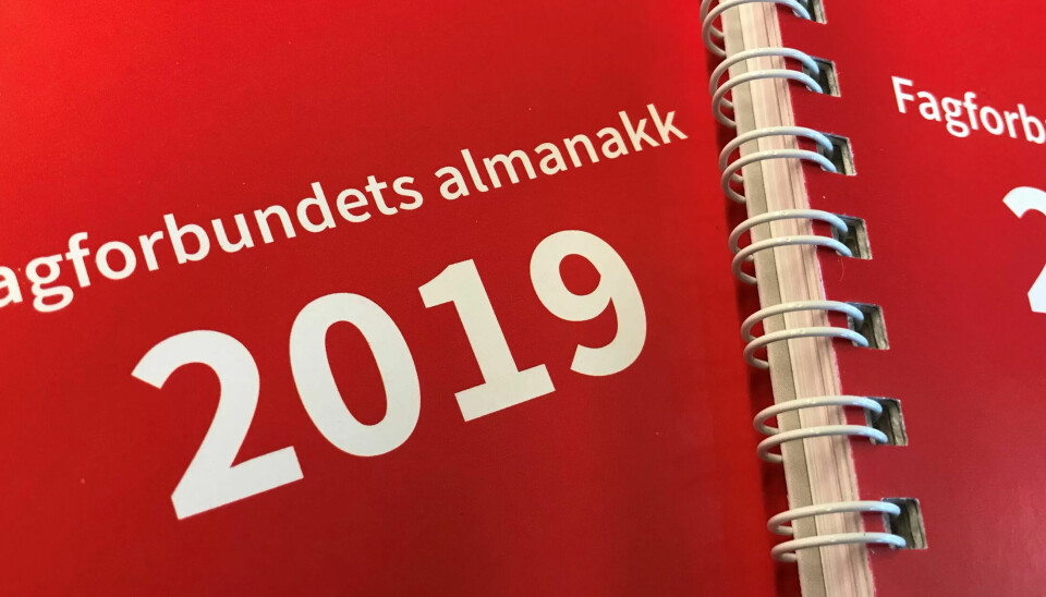 Fagforbundets almanakk er populær Fagforbundets almanakk er populær