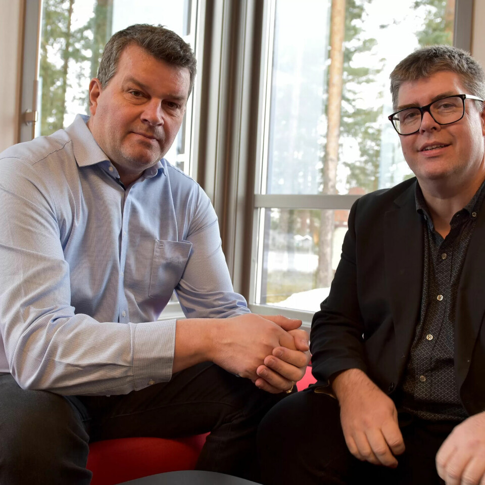 LO-leder Hans-Christian Gabrielsen (t.v.) og Tor Kristian Godlien fra Elverum og NTL er oppgitt over kommuneøkonomien. LO-leder Hans-Christian Gabrielsen (t.v.) og Tor Kristian Godlien fra Elverum og NTL er oppgitt over kommuneøkonomien.