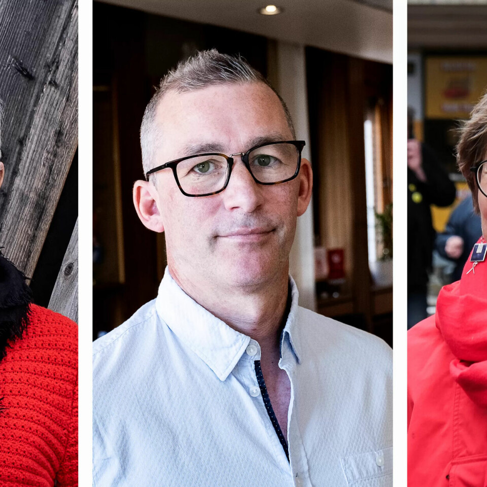 TIL MOTMÆLE: Peggy Følsvik, Christopher Beckham og Mette Nord. TIL MOTMÆLE: Peggy Følsvik, Christopher Beckham og Mette Nord.