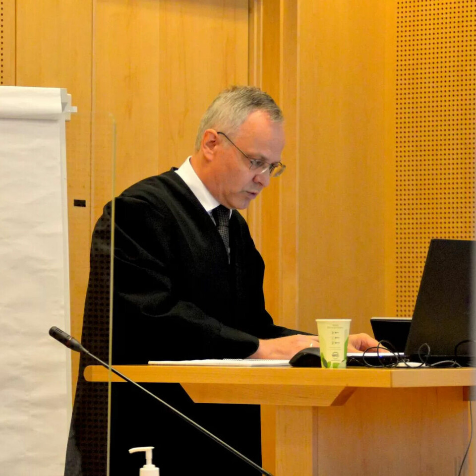 Advokat Karl Nicolai Vogt Skjerdal representerte Skagerak Sikkerhet i retten. Retten la ned fotoforbud av selskapets representant Kim Richard Larsen, etter hans ønske. Advokat Karl Nicolai Vogt Skjerdal representerte Skagerak Sikkerhet i retten. Retten la ned fotoforbud av selskapets representant Kim Richard Larsen, etter hans ønske.