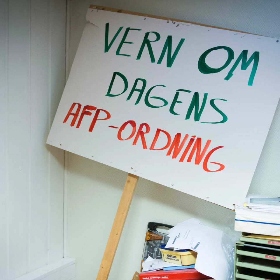Alle i LO erkjenner at det er en rekke problemer med dagens AFP-ordning, men de klarer ikke bli enige om en løsning. (Illustrasjonsfoto). Alle i LO erkjenner at det er en rekke problemer med dagens AFP-ordning, men de klarer ikke bli enige om en løsning. (Illustrasjonsfoto).
