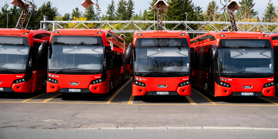 BUSS: 61 prosent av passasjerene reiste med buss i fjor. BUSS: 61 prosent av passasjerene reiste med buss i fjor.