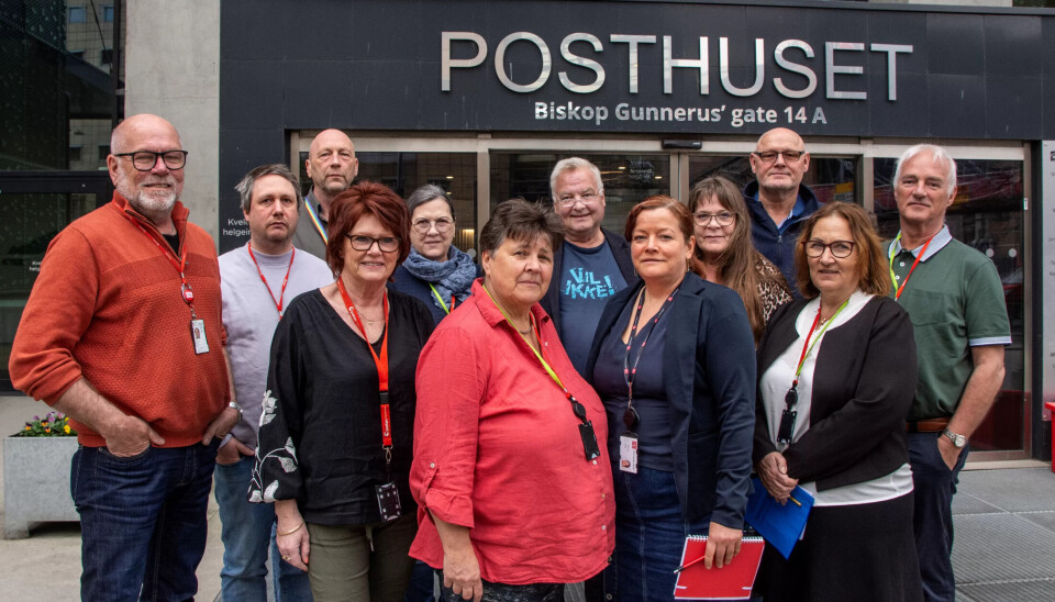 FORHANDLINGSSTART: Det innledende møtet er over. Forhandlingsutvalget fra Fagforbundet Post og Finans består i år av (f.v.) Lars Nilsen, Marius Weisæt Antonsen, Knut Marius Lydvo, Tove Rundtom, Ann Elisabeth Wirgeness, Gerd Øiahals, Håvard Sivertsen, Cathrine Ertsås, Judith Olafsen, Jarle Eide, Jaqueline Hopkinson og Hans Fredrik Danielsen. De har god tro på et godt resultat for medlemmene i morkonsernet. FORHANDLINGSSTART: Det innledende møtet er over. Forhandlingsutvalget fra Fagforbundet Post og Finans består i år av (f.v.) Lars Nilsen, Marius Weisæt Antonsen, Knut Marius Lydvo, Tove Rundtom, Ann Elisabeth Wirgeness, Gerd Øiahals, Håvard Sivertsen, Cathrine Ertsås, Judith Olafsen, Jarle Eide, Jaqueline Hopkinson og Hans Fredrik Danielsen. De har god tro på et godt resultat for medlemmene i morkonsernet.