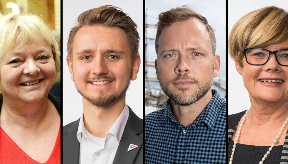 FO-leder Mimmi Kvisvik (t.v.) gir tommel opp for forslaget fra SVs Freddy André Øvstegård og Audun Lysbakken. Høyres Kristin Ørmen Johnsen mener de kommersielle er et godt supplement. FO-leder Mimmi Kvisvik (t.v.) gir tommel opp for forslaget fra SVs Freddy André Øvstegård og Audun Lysbakken. Høyres Kristin Ørmen Johnsen mener de kommersielle er et godt supplement.