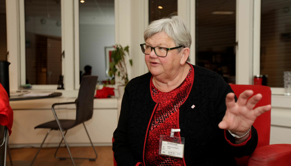 BRØT: LO Stat-leder Tone Rønoldtangen brøt forhandlingene med staten rundt klokka 01 søndag. BRØT: LO Stat-leder Tone Rønoldtangen brøt forhandlingene med staten rundt klokka 01 søndag.