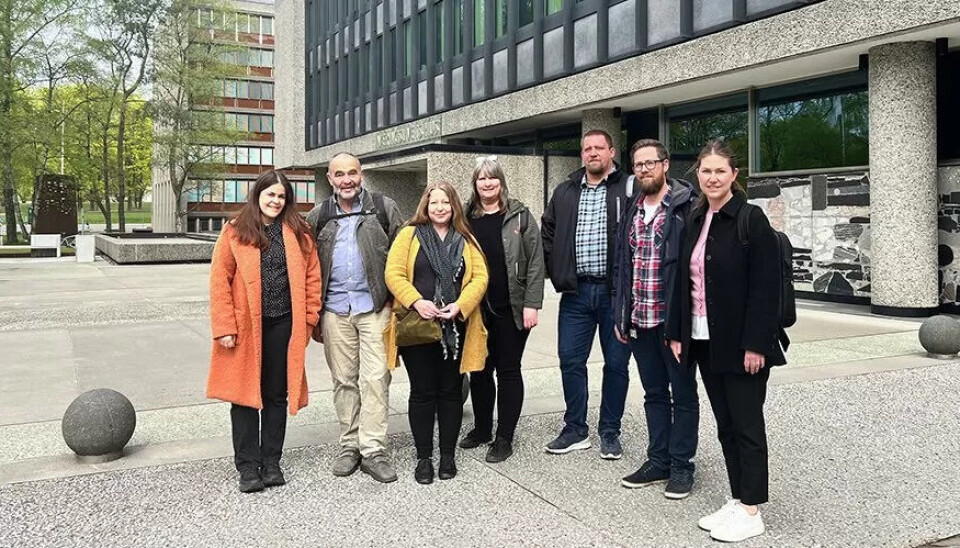 Fagforbundets forhandlingsdelegasjon. F.v.: Jeanette Bjørnstøl Tashev, Stein Gudbrandsen, Vivian Jacobsen, Monica Syvertsen, Fredrik Lygre, Magnus Langstrand og Kristin Bakker. Sammen med NHO Service og Handel har de frist til midnatt for å bli enige om et resultat og unngår frisørstreik. Fagforbundets forhandlingsdelegasjon. F.v.: Jeanette Bjørnstøl Tashev, Stein Gudbrandsen, Vivian Jacobsen, Monica Syvertsen, Fredrik Lygre, Magnus Langstrand og Kristin Bakker. Sammen med NHO Service og Handel har de frist til midnatt for å bli enige om et resultat og unngår frisørstreik.