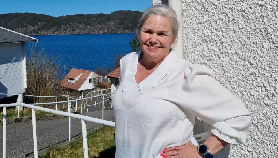 Resepsjonist Kristin stråler over å slippe å streike