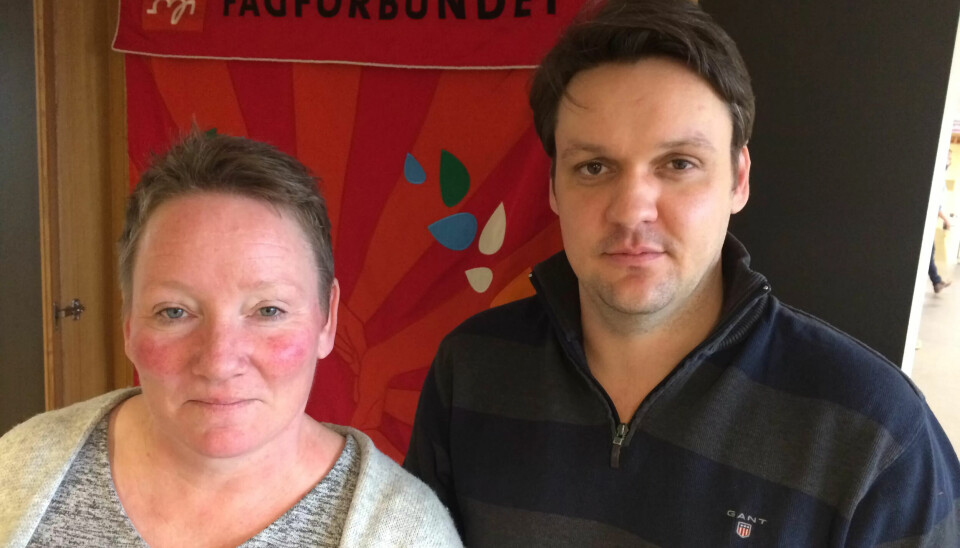 Leder Siri Follerås og nestleder Fredrik Olstadi Fagforbundet Pleie og Omsorg Oslo, er forundret av byrådet nå sår tvil om rekommunalisering av Madserud sykehjem. Leder Siri Follerås og nestleder Fredrik Olstadi Fagforbundet Pleie og Omsorg Oslo, er forundret av byrådet nå sår tvil om rekommunalisering av Madserud sykehjem.