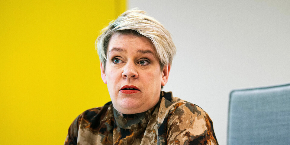 Arbeidsminister Marte Mjøs Persen (Arbeiderpartiet). Arbeidsminister Marte Mjøs Persen (Arbeiderpartiet).