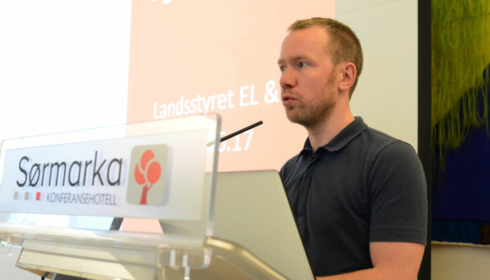 HOLD INNLEGG: Jonas Bals innledet til valgkamp-workshop om arbeidspolitikk på EL og ITs landsstyremøte forrige uke. HOLD INNLEGG: Jonas Bals innledet til valgkamp-workshop om arbeidspolitikk på EL og ITs landsstyremøte forrige uke.