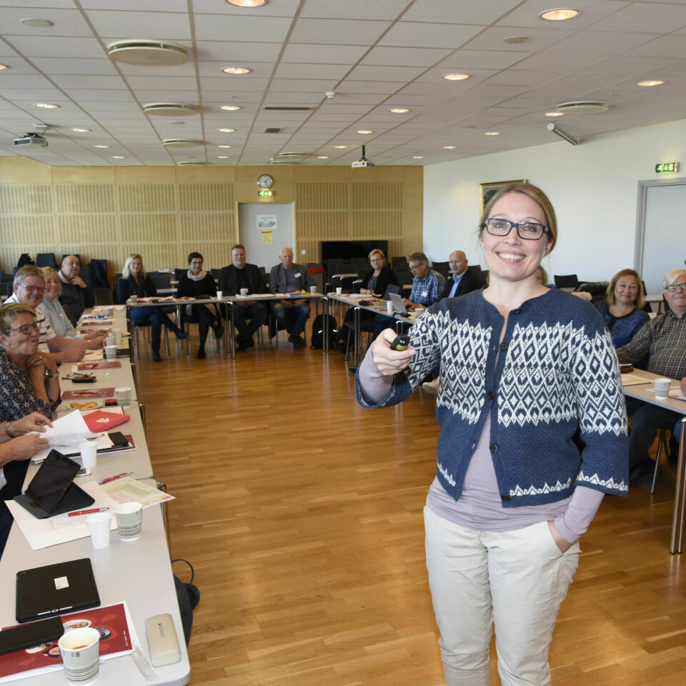 KVALITETSSIKRING: Tillitsvalgtssystemet i Norge er et av de beste kvalitetssikringssystemene for ledere, sa Lisbeth Øyum, forsker ved Sintef, da hun holdt innledning om fordelen ved den norske samarbeidsmodellen på et seminar om lokalt trepartssamarbeid i regi av Fagforbundet. KVALITETSSIKRING: Tillitsvalgtssystemet i Norge er et av de beste kvalitetssikringssystemene for ledere, sa Lisbeth Øyum, forsker ved Sintef, da hun holdt innledning om fordelen ved den norske samarbeidsmodellen på et seminar om lokalt trepartssamarbeid i regi av Fagforbundet.