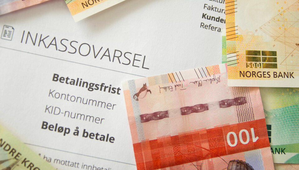 ØKNING: Det er stadig flere inkassosaker. ØKNING: Det er stadig flere inkassosaker.