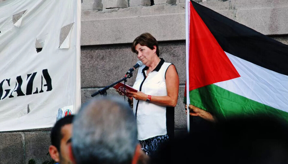 LO-leder Gerd Kristiansen da hun holdt appell mot Israels krigføring mot Gaza sommeren 2014. LO-leder Gerd Kristiansen da hun holdt appell mot Israels krigføring mot Gaza sommeren 2014.