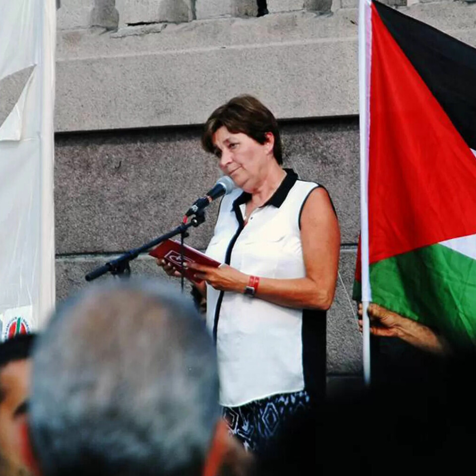 LO-leder Gerd Kristiansen da hun holdt appell mot Israels krigføring mot Gaza sommeren 2014. LO-leder Gerd Kristiansen da hun holdt appell mot Israels krigføring mot Gaza sommeren 2014.