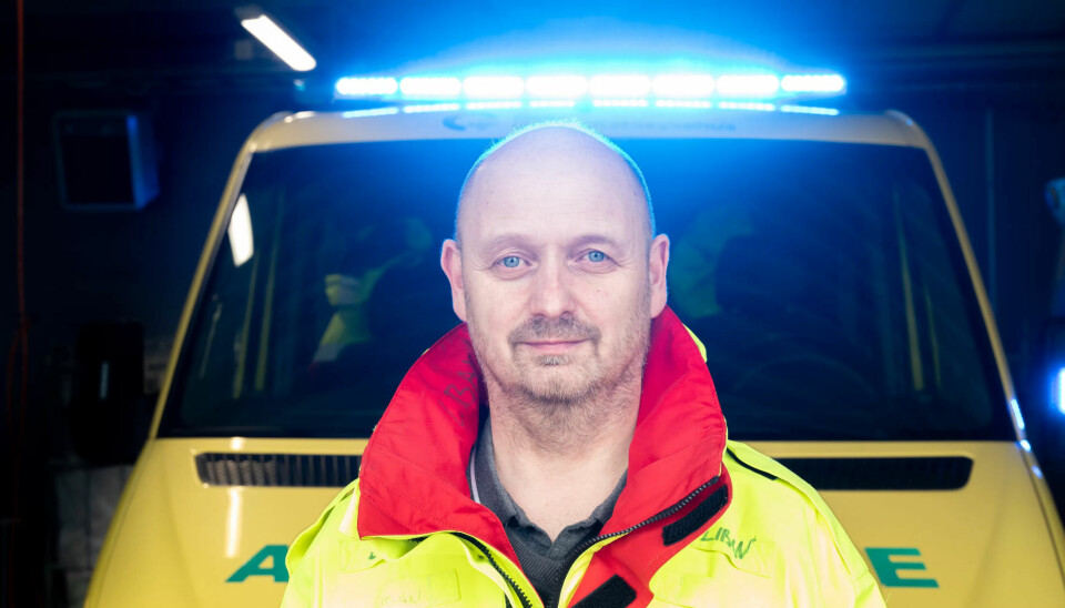 – Folk er skuffet og begynner å bli svært utålmodige, sier Morten Marthinsen og ber om at ansatte i prehospitale tjenester også kan få det godkjent som yrkesskade hvis de skader seg under øvelse. – Folk er skuffet og begynner å bli svært utålmodige, sier Morten Marthinsen og ber om at ansatte i prehospitale tjenester også kan få det godkjent som yrkesskade hvis de skader seg under øvelse.