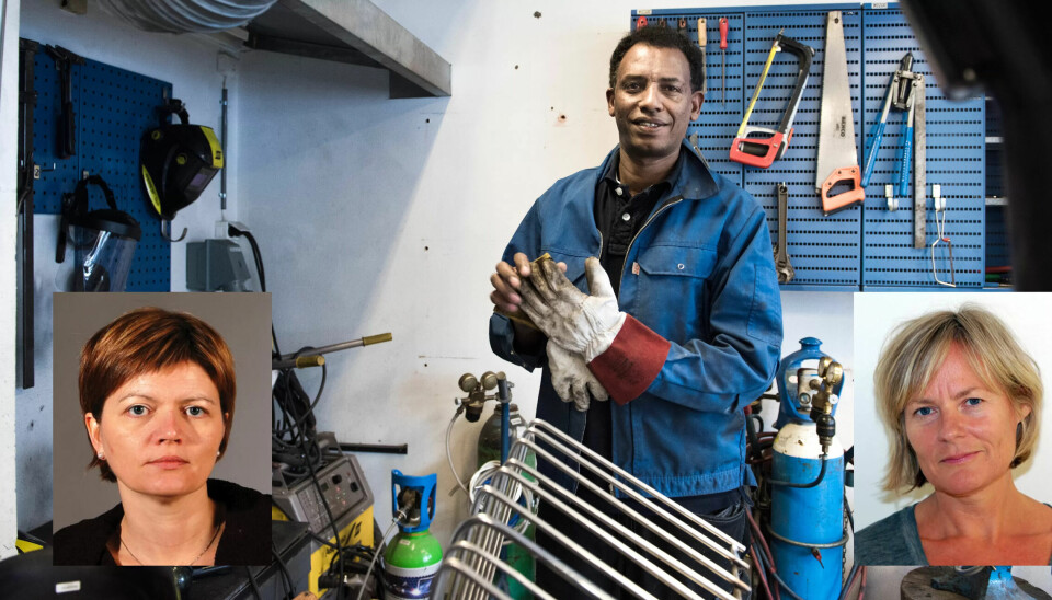 TRENGER EN DYTT: – Folk må bli spurt om de ønsker å stille til valg, mener Simon Abraha. Han bekfrefter funnene til Fafo-forskerne Inger Marie Hagen (tv) og Ragnhild Steen Jensen som nylig publiserte en artikkel i et internasjonal forskningstidskrift om få tillitsvalgte med minoritetsbakgrunn i fagbevegelsen i Norden. TRENGER EN DYTT: – Folk må bli spurt om de ønsker å stille til valg, mener Simon Abraha. Han bekfrefter funnene til Fafo-forskerne Inger Marie Hagen (tv) og Ragnhild Steen Jensen som nylig publiserte en artikkel i et internasjonal forskningstidskrift om få tillitsvalgte med minoritetsbakgrunn i fagbevegelsen i Norden.