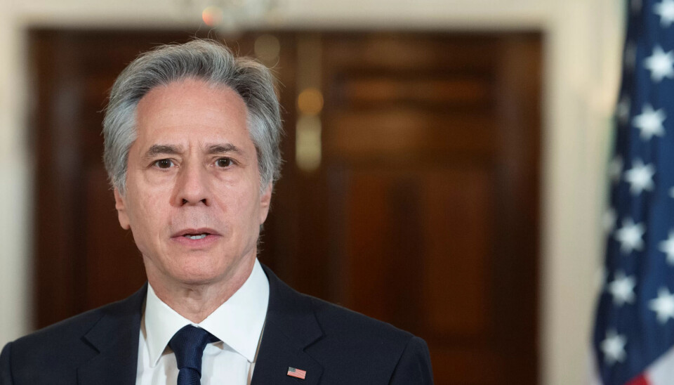 STØTTE: Ifølge Antony Blinken støtter Israels president våpenhvileforslaget. STØTTE: Ifølge Antony Blinken støtter Israels president våpenhvileforslaget.