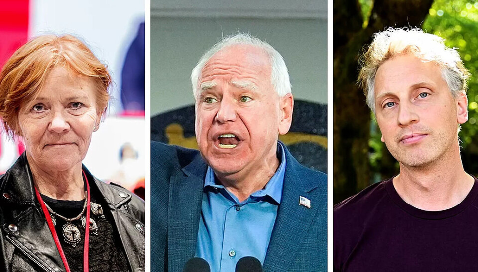 FRAMTIDSHÅP: – Fagbevegelsen står overfor enorme utfordringer og har mange fiender i USA, sier Liv Tørres, leder for LOs internasjonale avdeling. Hun og samfunnsgeograf David Jordhus-Lier (t.h.) har håp om at Tim Walz (midten) kan utgjøre en forskjell for arbeidslivet i USA. FRAMTIDSHÅP: – Fagbevegelsen står overfor enorme utfordringer og har mange fiender i USA, sier Liv Tørres, leder for LOs internasjonale avdeling. Hun og samfunnsgeograf David Jordhus-Lier (t.h.) har håp om at Tim Walz (midten) kan utgjøre en forskjell for arbeidslivet i USA.