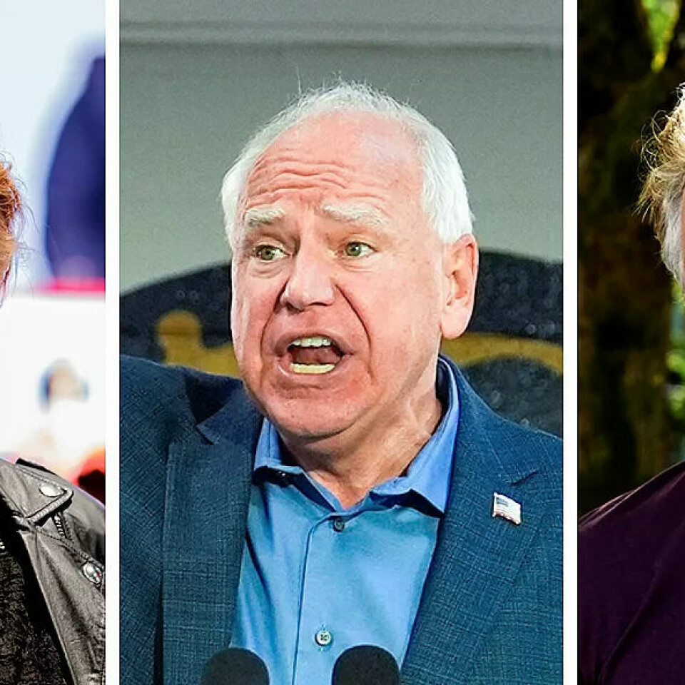 FRAMTIDSHÅP: – Fagbevegelsen står overfor enorme utfordringer og har mange fiender i USA, sier Liv Tørres, leder for LOs internasjonale avdeling. Hun og samfunnsgeograf David Jordhus-Lier (t.h.) har håp om at Tim Walz (midten) kan utgjøre en forskjell for arbeidslivet i USA. FRAMTIDSHÅP: – Fagbevegelsen står overfor enorme utfordringer og har mange fiender i USA, sier Liv Tørres, leder for LOs internasjonale avdeling. Hun og samfunnsgeograf David Jordhus-Lier (t.h.) har håp om at Tim Walz (midten) kan utgjøre en forskjell for arbeidslivet i USA.