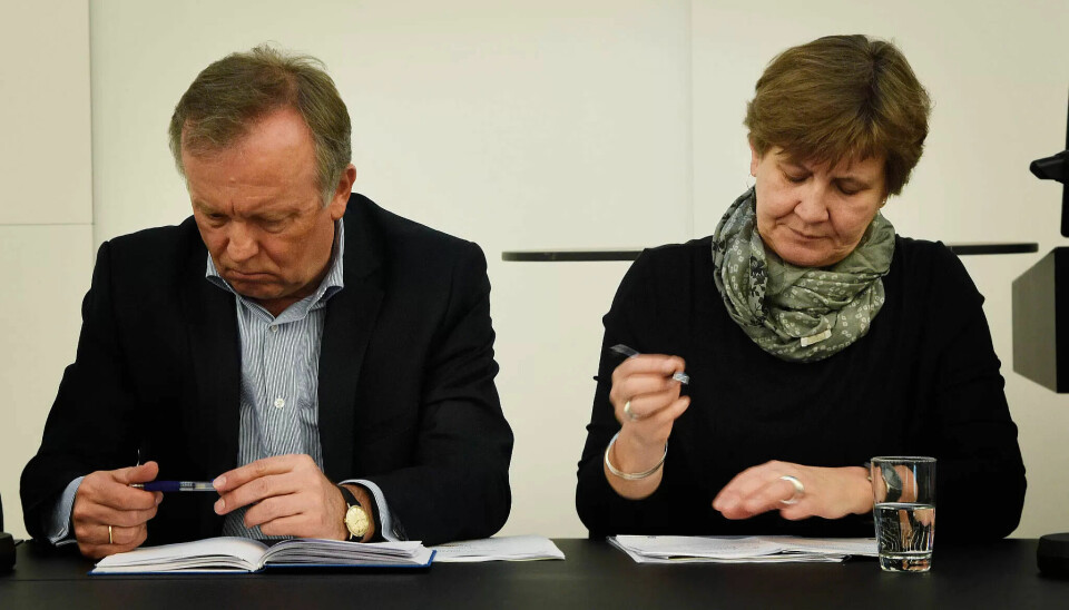 ENIGE? Per Kristian Sundnes KS og Mette Nord LO Kommune/Fagforbundet prøver å bli enige om et resultat innen fristen. ENIGE? Per Kristian Sundnes KS og Mette Nord LO Kommune/Fagforbundet prøver å bli enige om et resultat innen fristen.