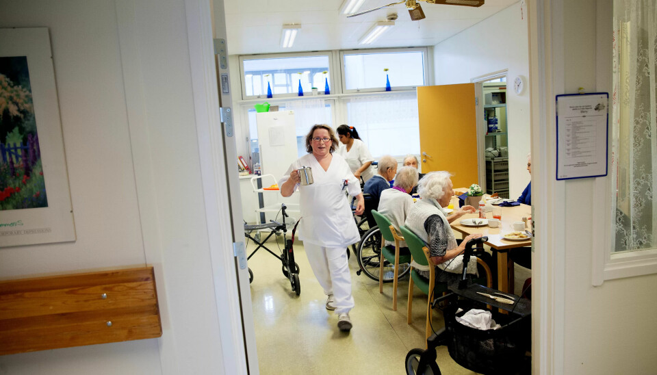 URAVSTEMNING: Medlemmer som jobber ved private sykehjem skal nå si sin mening om forhandlingsresultatet. Dette bildet er fra Romsås sykehjem, som omfattes av denne avtalen. URAVSTEMNING: Medlemmer som jobber ved private sykehjem skal nå si sin mening om forhandlingsresultatet. Dette bildet er fra Romsås sykehjem, som omfattes av denne avtalen.