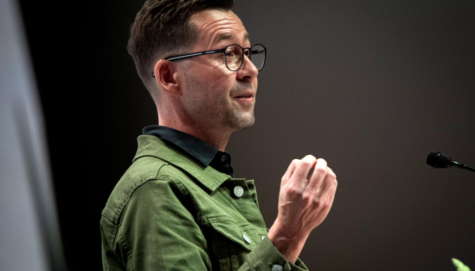 SIER NEI: Clas Haarek Delp i Fellesforbundet. SIER NEI: Clas Haarek Delp i Fellesforbundet.