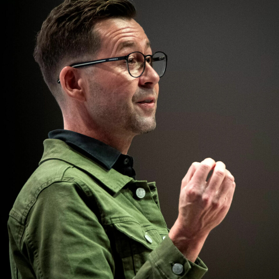 SIER NEI: Clas Haarek Delp i Fellesforbundet. SIER NEI: Clas Haarek Delp i Fellesforbundet.