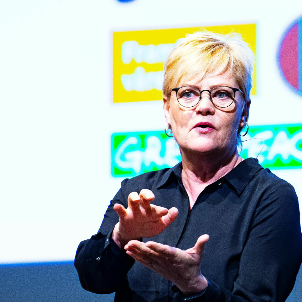 FELLES MÅL: Cicero-direktør Kristin Halvorsen mener vi er avhengig av omstillingslederskap og et felles mål om å nå nullutslipp i 2050. Her fra konferansen i 2019. FELLES MÅL: Cicero-direktør Kristin Halvorsen mener vi er avhengig av omstillingslederskap og et felles mål om å nå nullutslipp i 2050. Her fra konferansen i 2019.