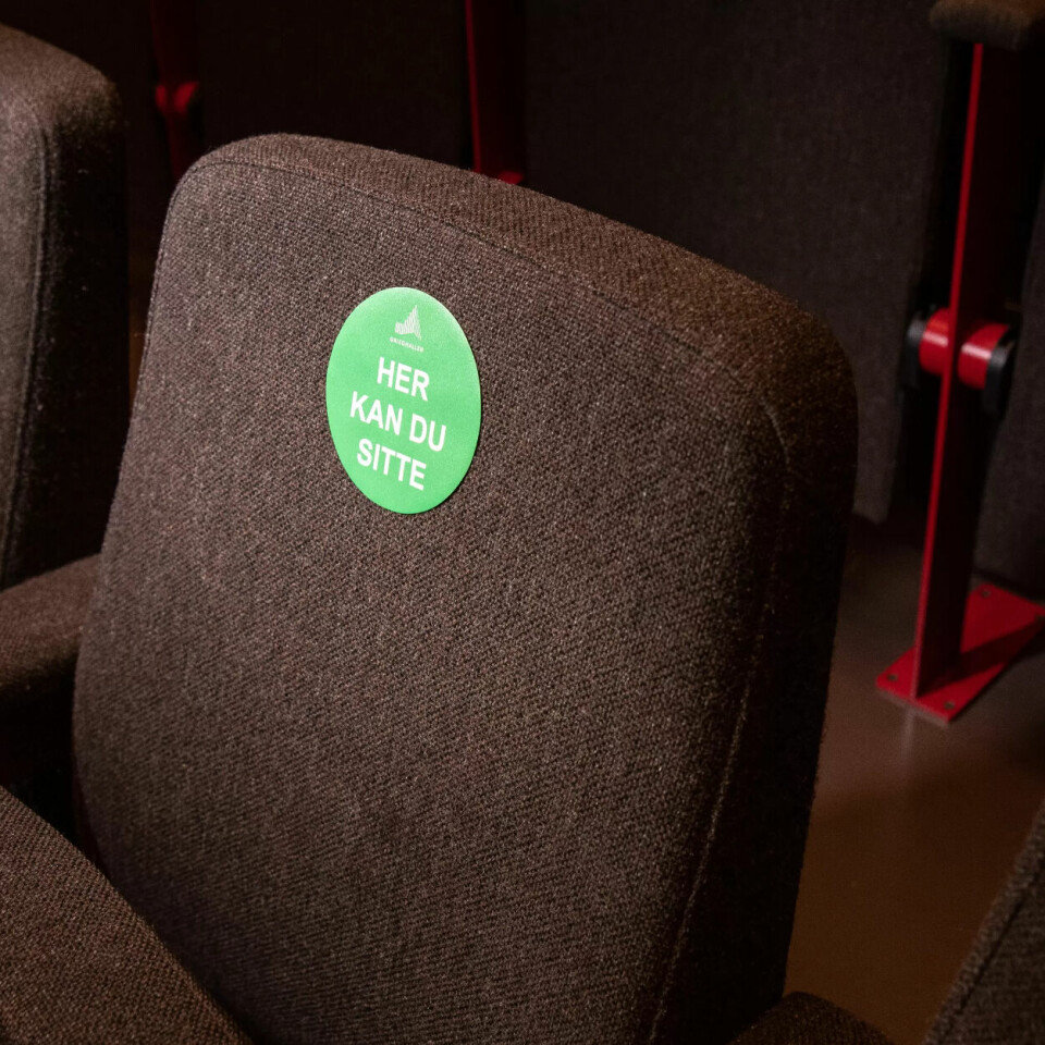 SMITTEREGIME: Bare hvert tredje sete var i bruk under konserten. SMITTEREGIME: Bare hvert tredje sete var i bruk under konserten.