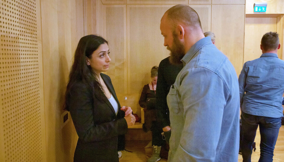 Ap-nestleder Hadia Tajik møter saksøker Mats Rolfsen i Oslo tingrett. Ap-nestleder Hadia Tajik møter saksøker Mats Rolfsen i Oslo tingrett.