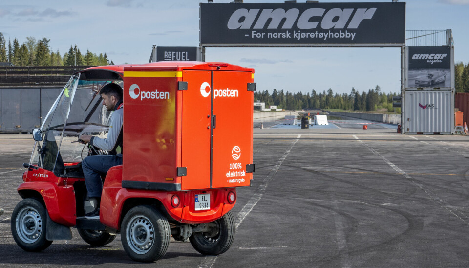 KAPPKJØRING: Posten var i år vertskap for International Drivers Challenge - for europeiske postsjåfører. Det hele gikk av stabelen på Gardermoen Raceway.