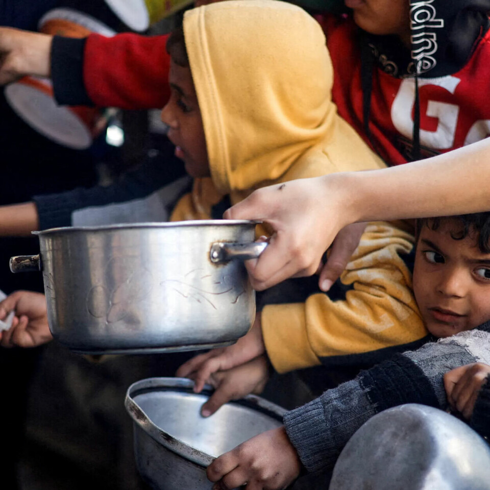 RAFAH: Flere barn får nå maten de trenger. RAFAH: Flere barn får nå maten de trenger.