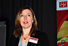 HELE STILLINGER: - Vi er enige i målet om flere, faste og hele stillinger i sykehusene, sa arbeidslivsdirektøren i Spekter, Anne Turid Wikdahl, på Fagforbundets sykehuskonferanse i dag.