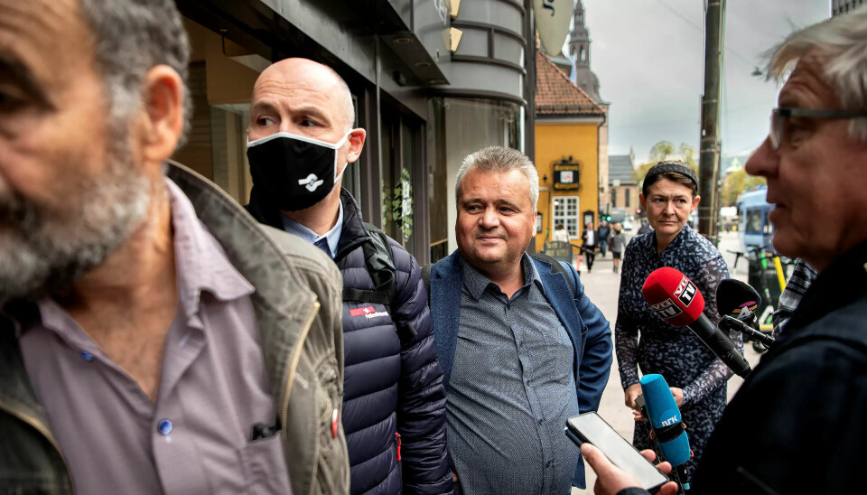 Jørn Eggum, leder i Fellesforbundet. Jørn Eggum, leder i Fellesforbundet.