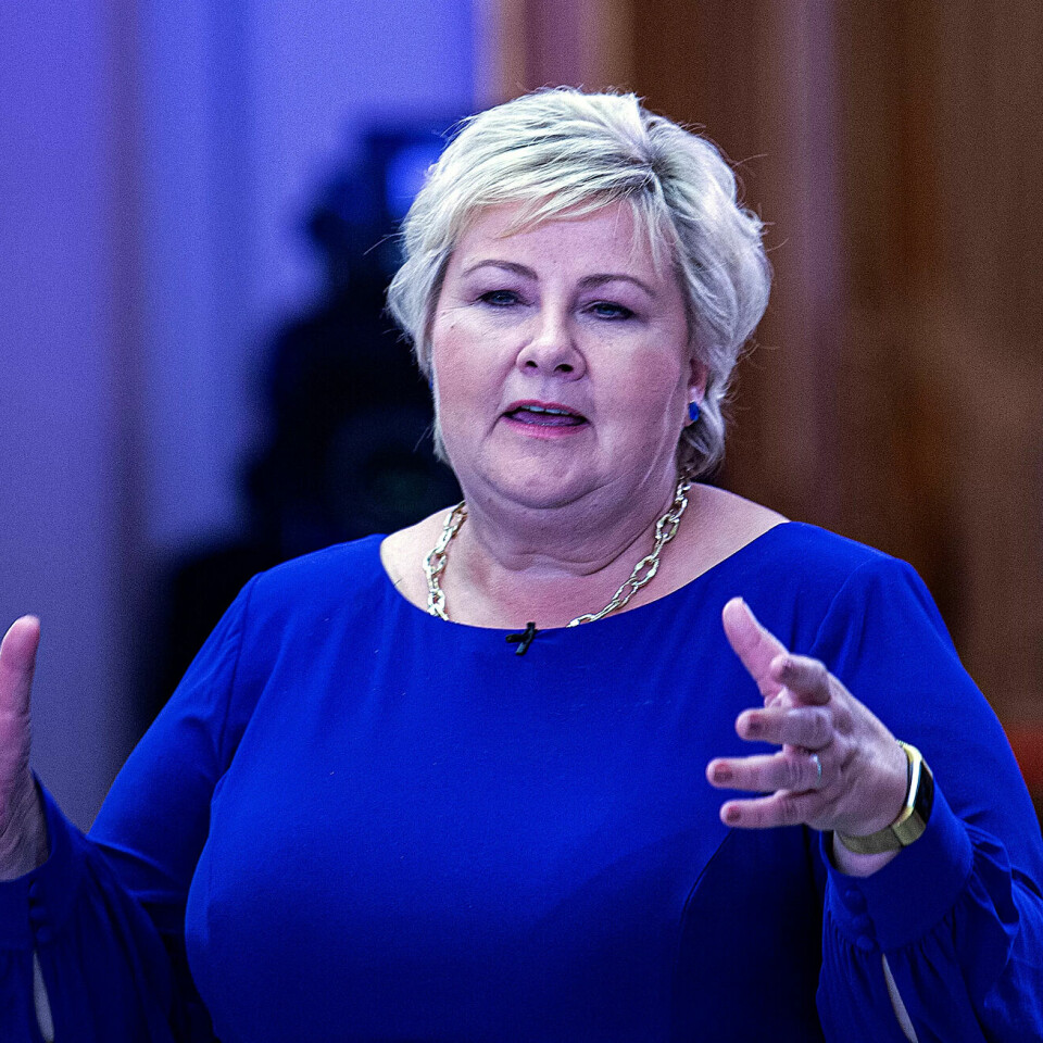 – Det betyr ikke at du ikke skal ha rett til å gå av, men det må ikke være et krav, sier Erna Solberg. (Arkivfoto) – Det betyr ikke at du ikke skal ha rett til å gå av, men det må ikke være et krav, sier Erna Solberg. (Arkivfoto)