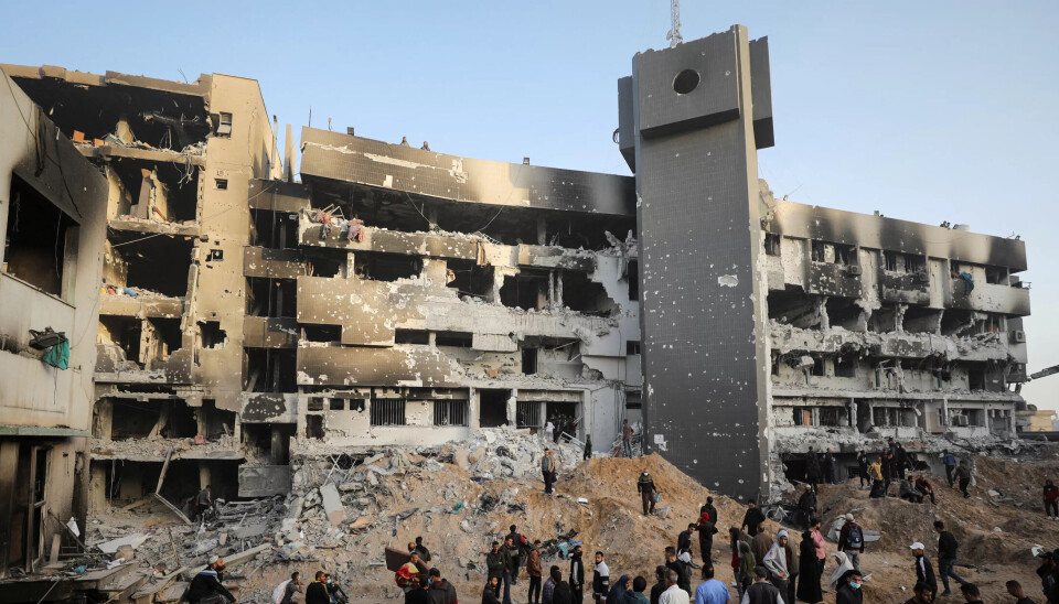 GAZA: Et utbombet område i Khan Younis. GAZA: Et utbombet område i Khan Younis.