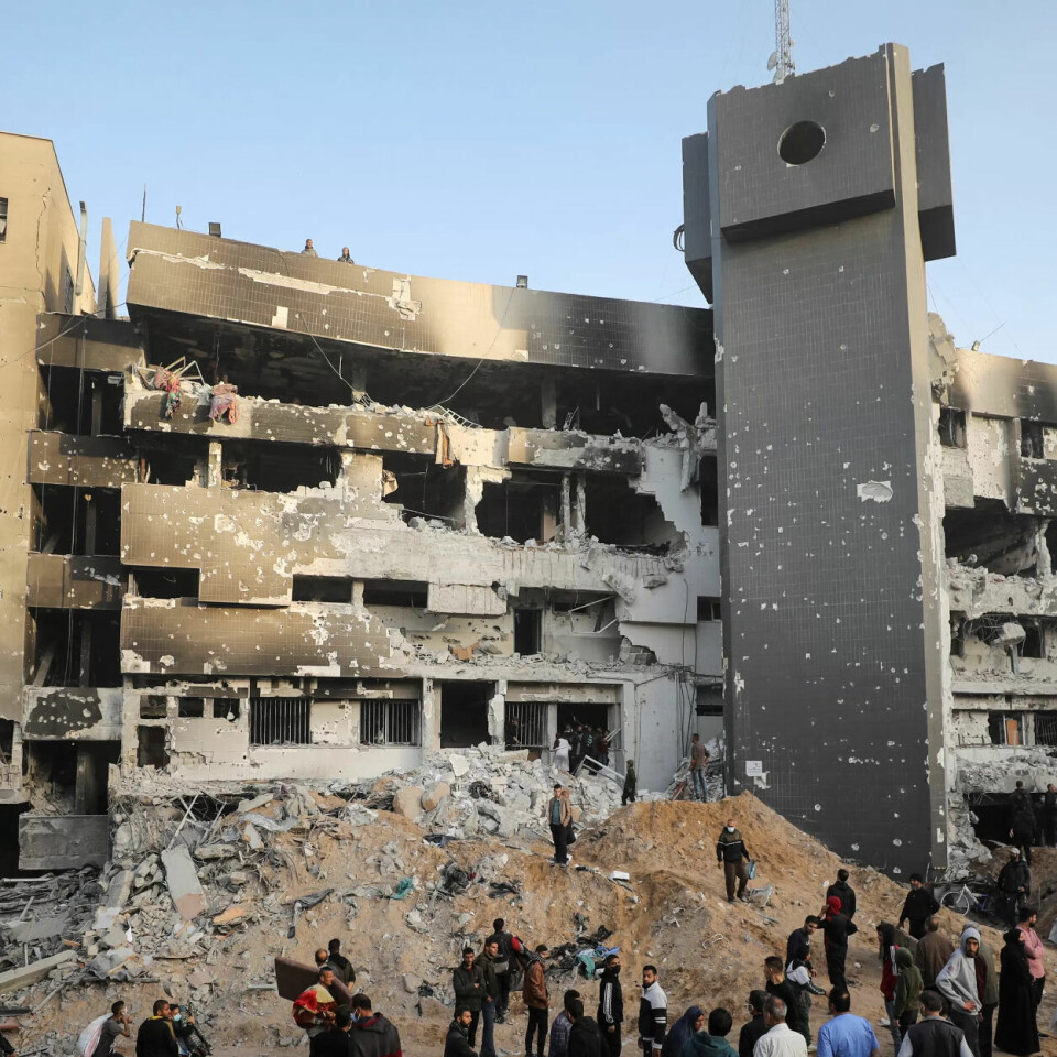 GAZA: Et utbombet område i Khan Younis. GAZA: Et utbombet område i Khan Younis.