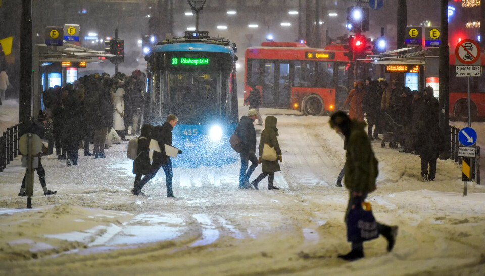 KAOS: Det var full kaos i Oslo i vinter. KAOS: Det var full kaos i Oslo i vinter.
