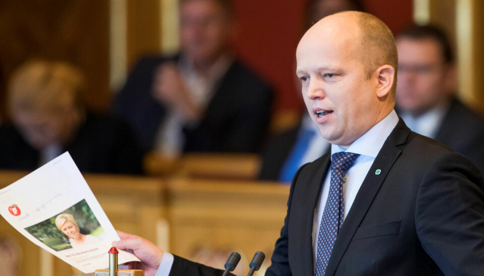 Sp-leder Trygve Slagsvold Vedum. Sp-leder Trygve Slagsvold Vedum.