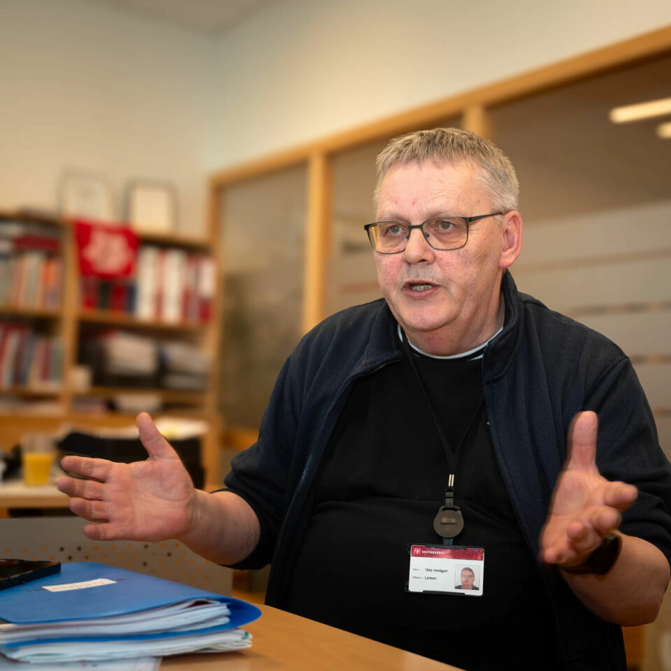 FORHANDLET: Odd Haldgeir Larsen. FORHANDLET: Odd Haldgeir Larsen.