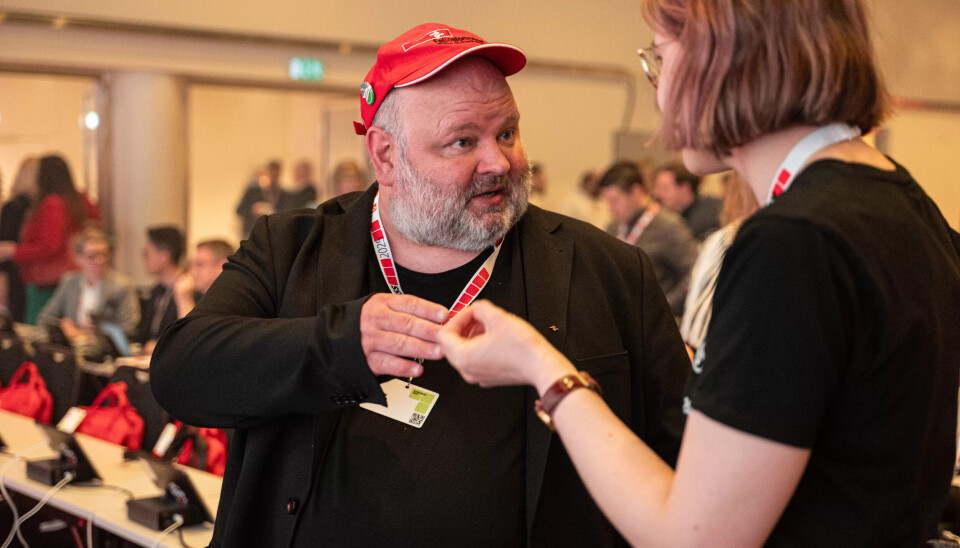 SA NEI: Steffen Høiland i Fellesforbundet. SA NEI: Steffen Høiland i Fellesforbundet.