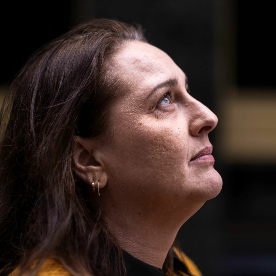 Ingrid hadde våpenet til terrortiltalte Matapour mot magen