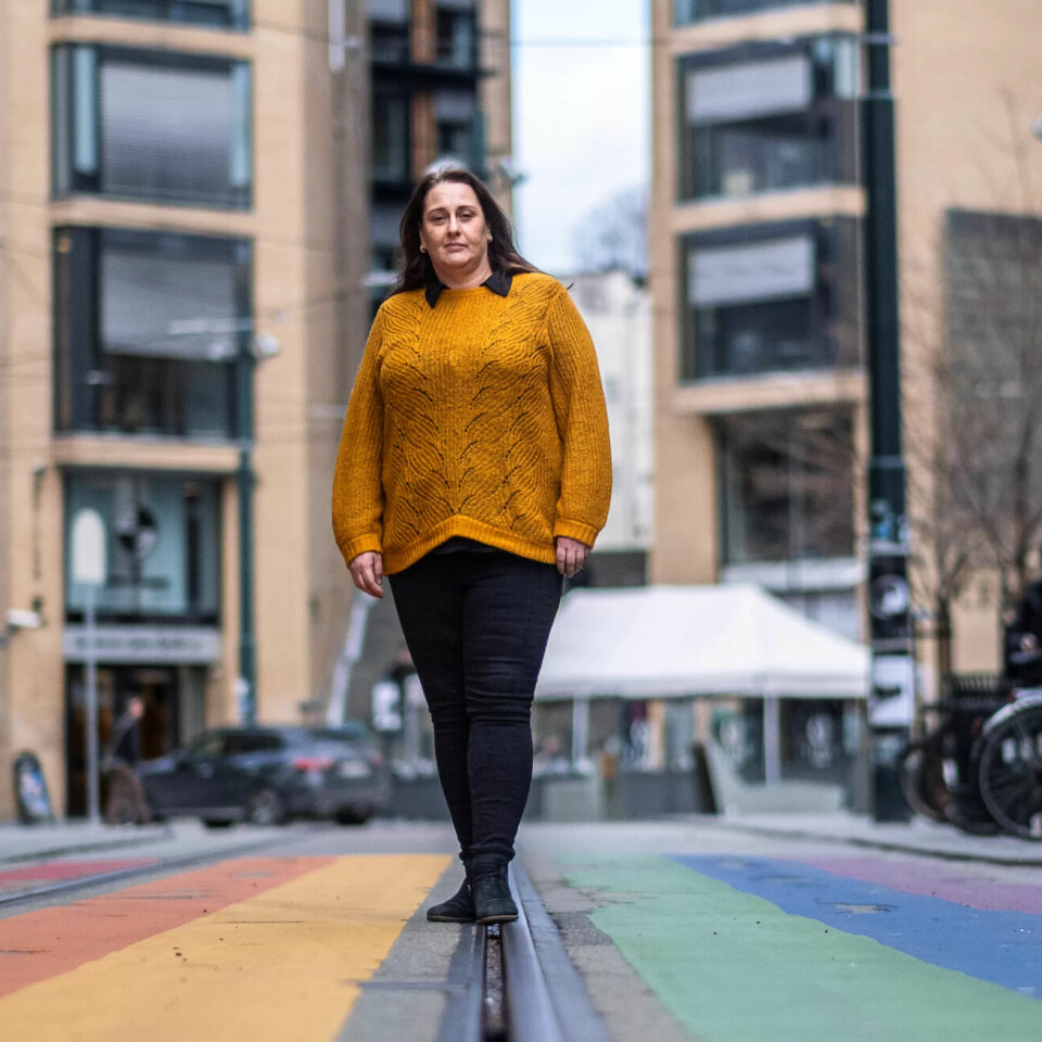 Ingrid hadde våpenet til terrortiltalte Matapour mot magen