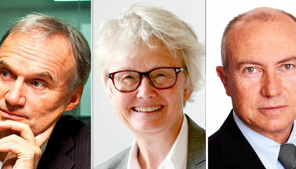 DIREKTØRER PÅ LØNNSTOPPEN: Konsernsjef Geir Isaksen i NSB (fra venstre), administrerende direktør Anita Krohn Traaseth i Innovasjon Norge og konsernsjef Christian Rynning-Tønnesen i Statkraft DIREKTØRER PÅ LØNNSTOPPEN: Konsernsjef Geir Isaksen i NSB (fra venstre), administrerende direktør Anita Krohn Traaseth i Innovasjon Norge og konsernsjef Christian Rynning-Tønnesen i Statkraft