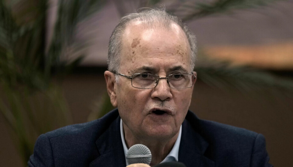 OSLO: Palestinas president Mohammad Mustafa er i Oslo for å diskutere tostatsløsningen. OSLO: Palestinas president Mohammad Mustafa er i Oslo for å diskutere tostatsløsningen.