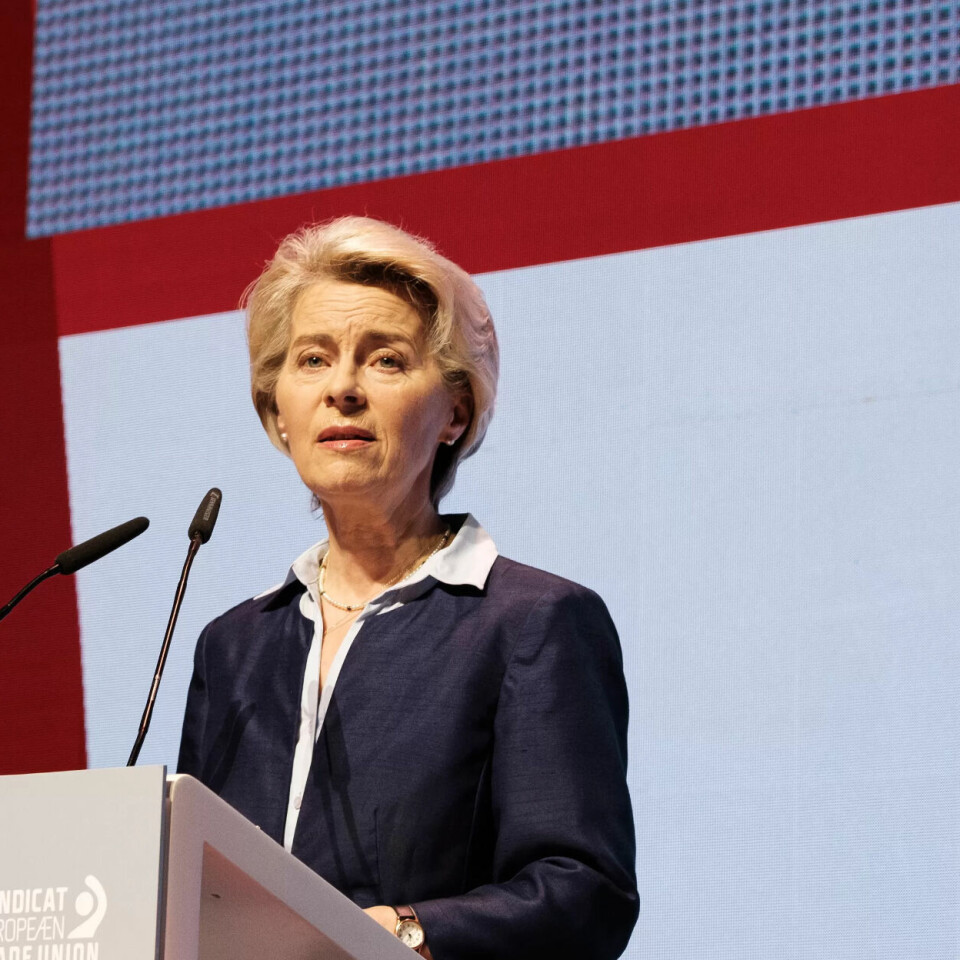 TREDOBLE: Von der Leyen vil tredoble antall grensevakter. TREDOBLE: Von der Leyen vil tredoble antall grensevakter.