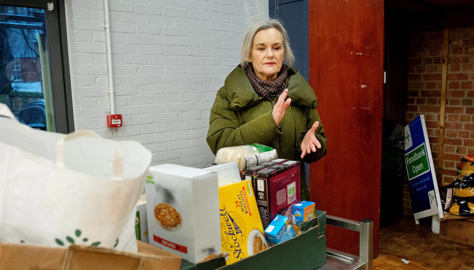 SJEFEN: Sarah Williams leder matbanken i den britiske byen Banbury. SJEFEN: Sarah Williams leder matbanken i den britiske byen Banbury.