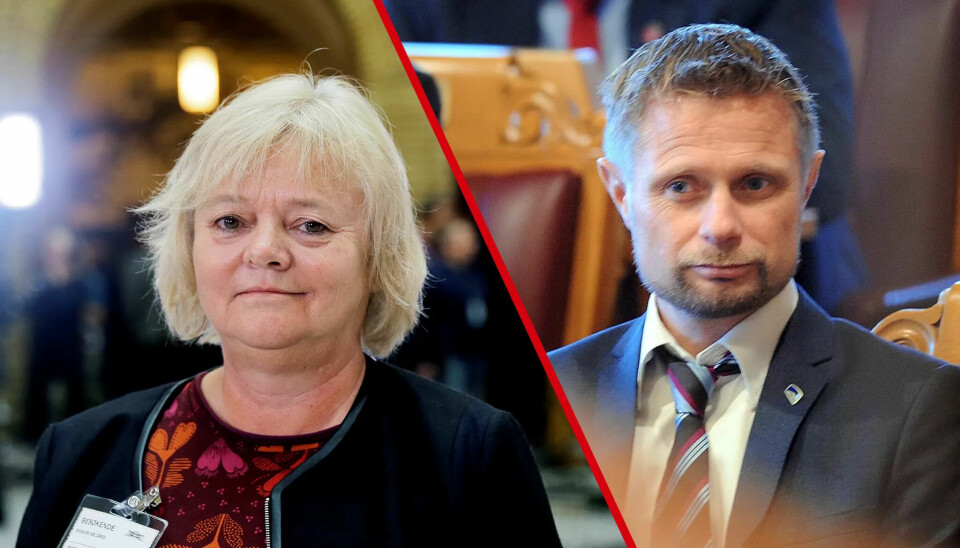 Leder i Fellesorganisasjonen (FO) Mimmi Kvisvik vil ha sosionomer og venepleiere inn på en eventuell liste over lovfestet kjernekompetanse i kommunene. Helseminister Bent Høie og departementet leser nå høringssvarene. Montasje: LO Media Leder i Fellesorganisasjonen (FO) Mimmi Kvisvik vil ha sosionomer og venepleiere inn på en eventuell liste over lovfestet kjernekompetanse i kommunene. Helseminister Bent Høie og departementet leser nå høringssvarene. Montasje: LO Media